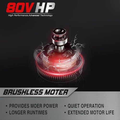 Tondeuse sans fil Powersmart 80V – 53,3 cm, Batterie 6,0Ah incluse