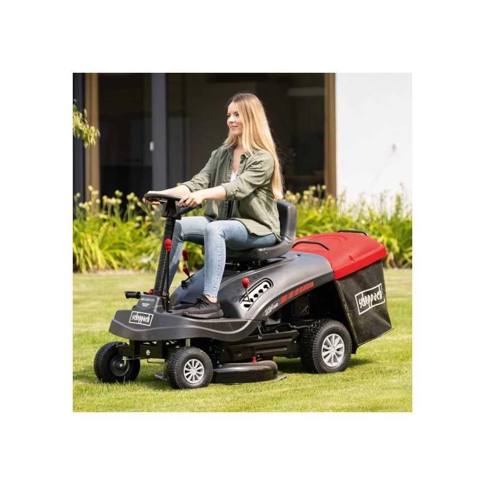 Tondeuse autoportée Scheppach MR196-61 – Coupe 61 cm, Moteur 6,5 CV