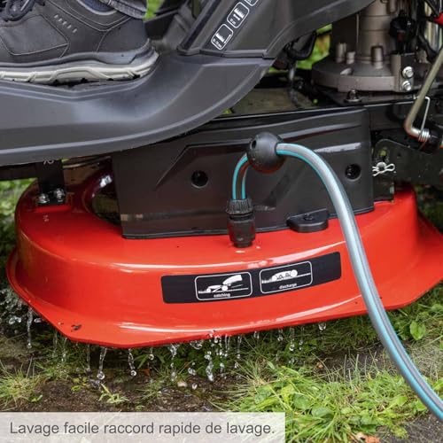 Tondeuse autoportée Scheppach MR235-61 – 61 cm, 6CV, Bac 150L, LED