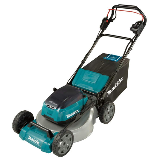 Tondeuse autotractée Makita 36V (2x18V) – 4 batteries 5Ah DLM462PT4