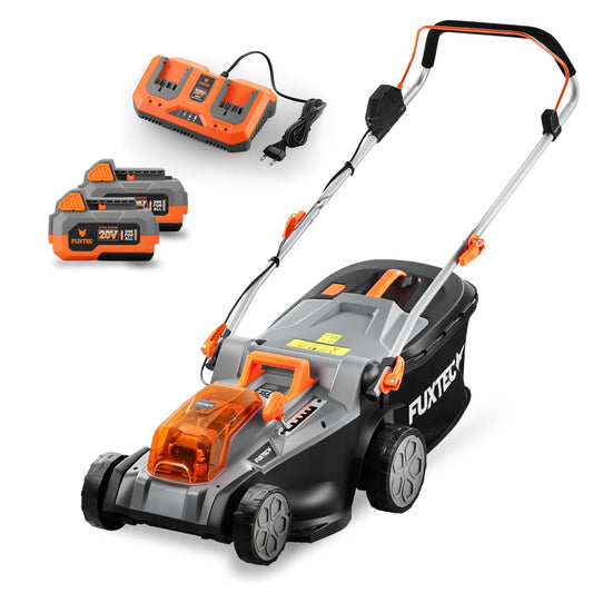 Tondeuse sans fil FUXTEC 40V E2RM43 – 43 cm, Bac 40L, Hauteur réglable