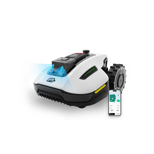 Robot tondeuse MAMMOTION YUKA Mini 500 – 500 m², RTK+Vision, Pente 50%