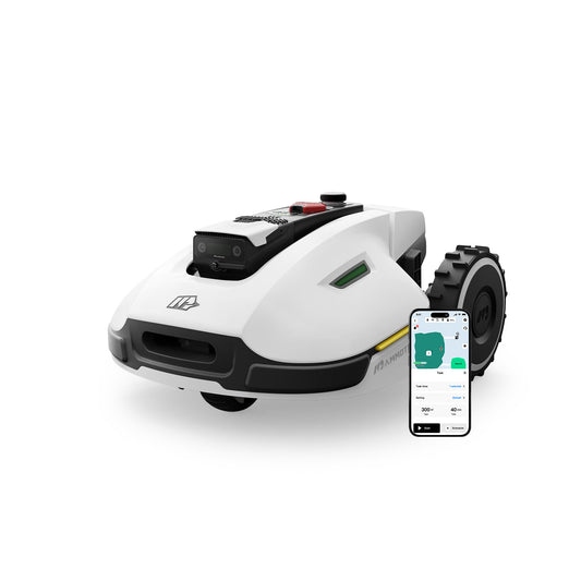Robot tondeuse MAMMOTION YUKA 2000 – 2000 m², RTK+Vision, Double disque de coupe
