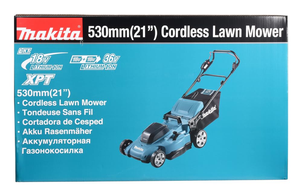 Tondeuse Makita 53 cm 36V LXT – Sans batterie ni chargeur DLM538Z