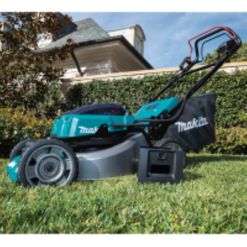 Tondeuse autotractée Makita 36V (2x18V) – 4 batteries 5Ah DLM462PT4