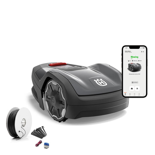 Robot tondeuse Husqvarna Automower® Aspire R4 – 400 m², Sans fil