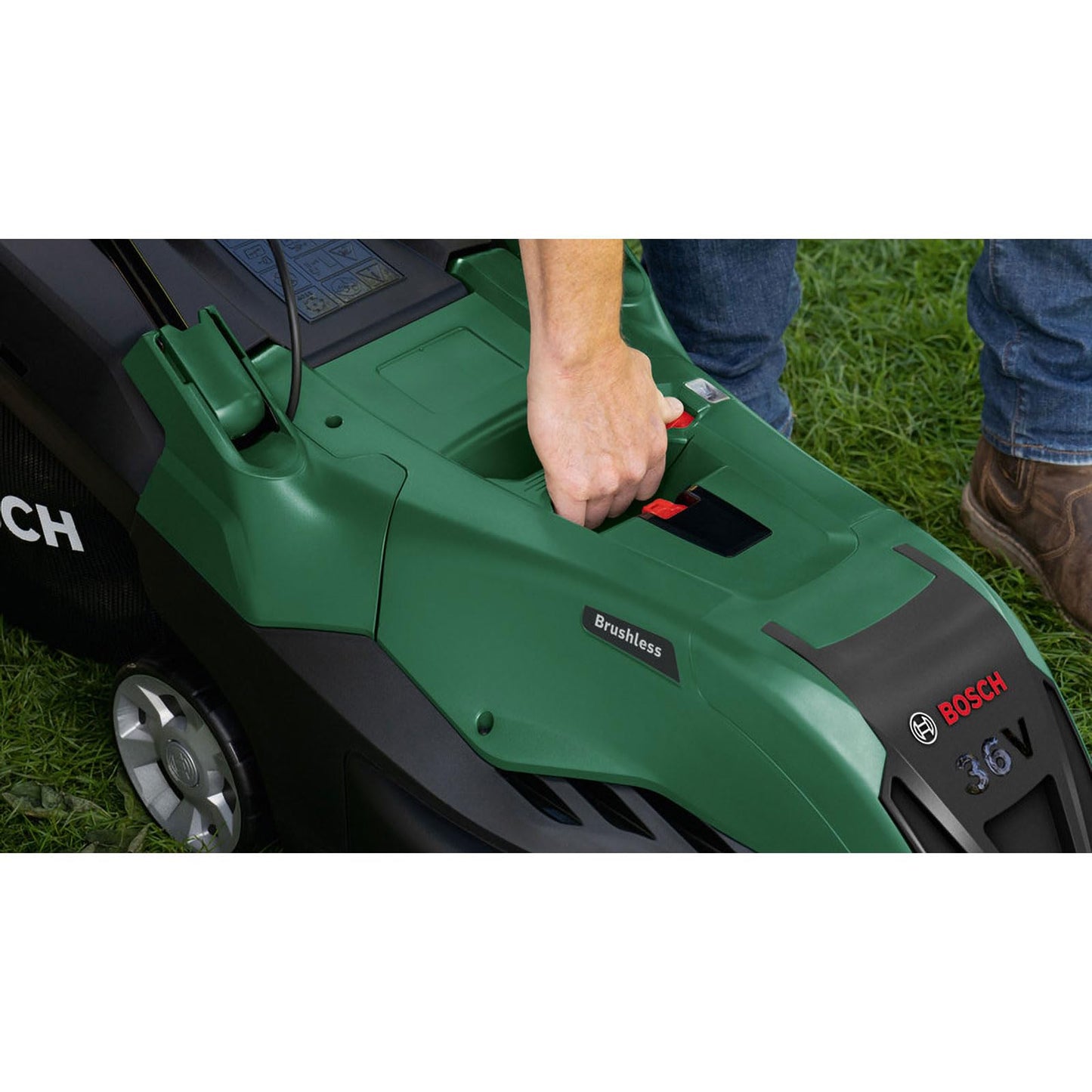Tondeuse sans fil Bosch AdvancedRotak – Puissante et pratique