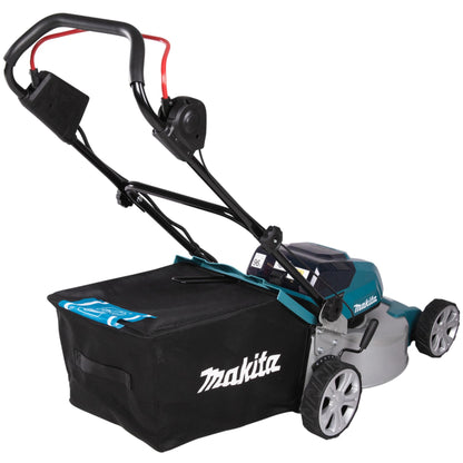Tondeuse sans fil Makita DLM463PT2 – 36V, Largeur 46 cm