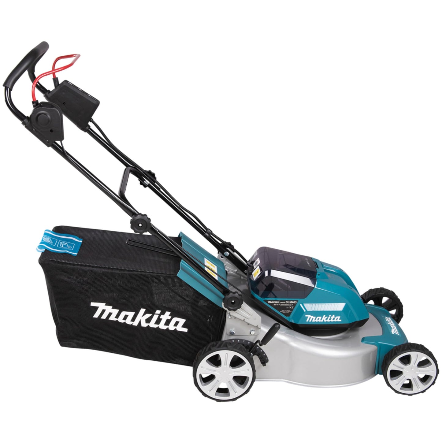 Tondeuse sans fil Makita DLM463PT2 – 36V, Largeur 46 cm