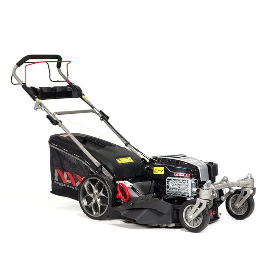 Tondeuse à gazon à essence NAX 5000S – 56 cm, Panier 75L