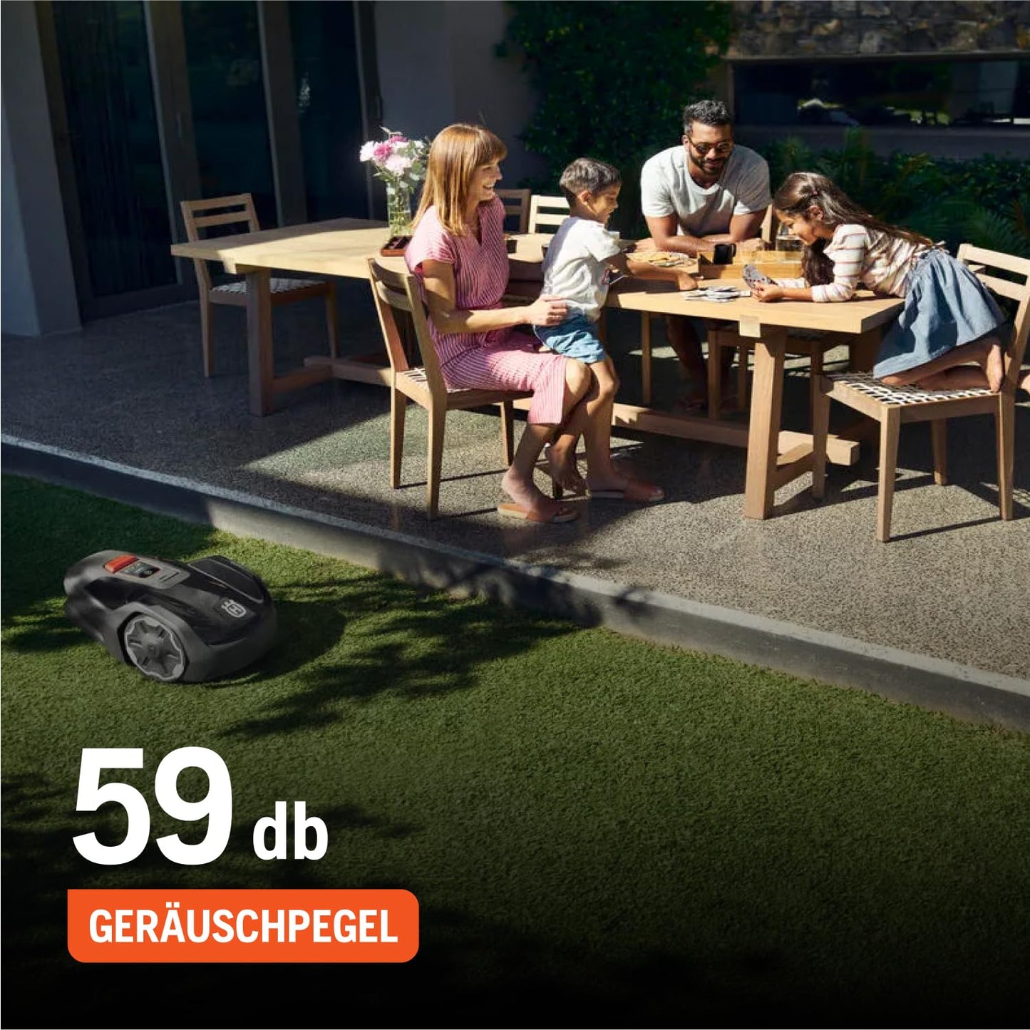 Robot tondeuse Husqvarna Automower® Aspire R4 – 400 m², Sans fil