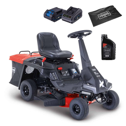 Tondeuse autoportée Scheppach MR235-61 – 61 cm, 6CV, Bac 150L, LED