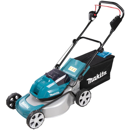 Tondeuse sans fil Makita DLM463PT2 – 36V, Largeur 46 cm