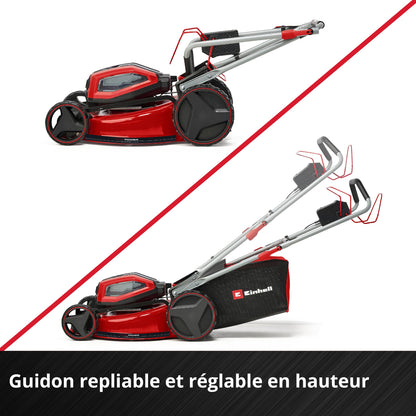 Tondeuse sans fil Einhell GP-CM 36/52 S Li BL – 52 cm, 36V, 4 Batteries 5,2Ah