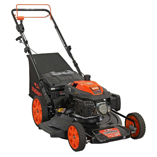 Tondeuse autotractée YARDMAX 22'' – 201cc, 6 vitesses CVT, 3 en 1