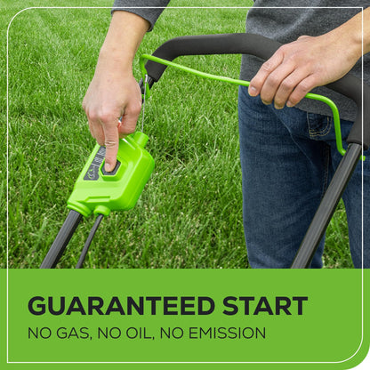 Tondeuse sans fil Greenworks 40V – 16'', Batterie 4,0Ah et Chargeur inclus