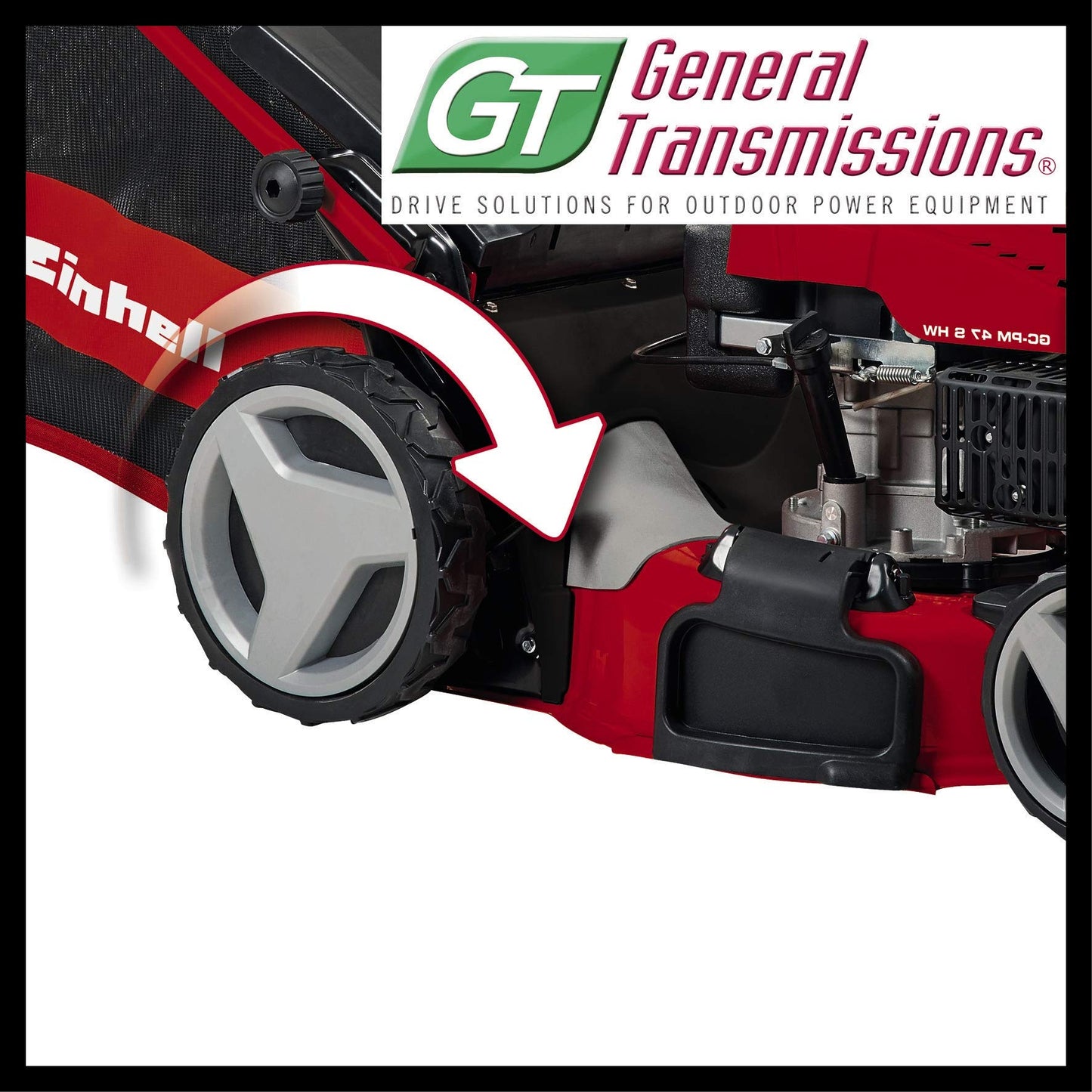 Tondeuse à gazon thermique Einhell 173cc – Coupe 56 cm