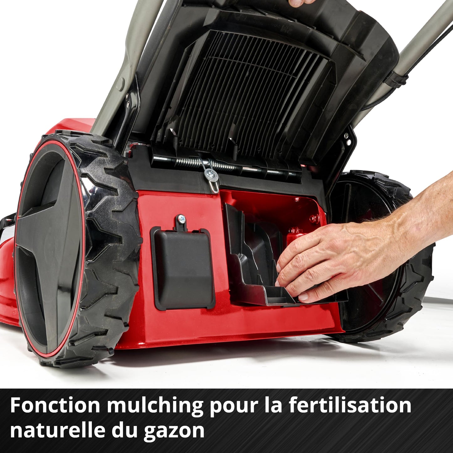 Tondeuse sans fil Einhell GP-CM 36/52 S Li BL – 52 cm, 36V, 4 Batteries 5,2Ah
